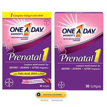 One A Day Prenatal Vitamins With DHA 3