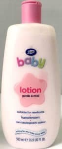 10 effective baby whitening lotions in Nigeria: Boots Baby Lotion - Bornfertilelady