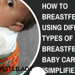How to breastfeed using different types of breastfeeding baby carriers (simplified). 8