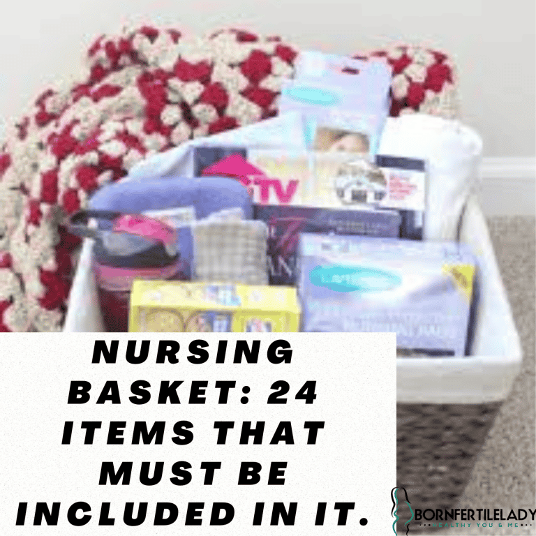Nursing basket: 24 items that must be included in it. 1