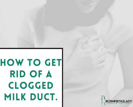 How to get rid of a clogged milk duct. 1