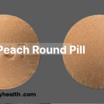 l467 Peach Round Pill