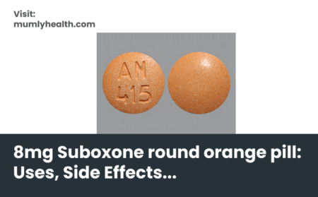 8mg Suboxone Round Orange Pill