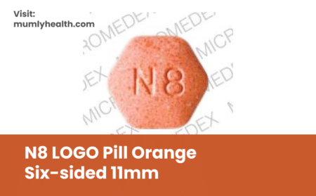 N8 LOGO Pill Orange Six-sided 11mm