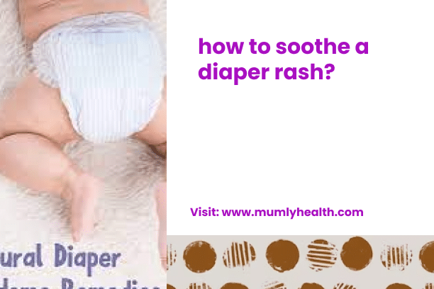 how to soothe a diaper rash_